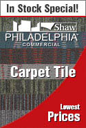 In stock special carpet-tile philadelphia by shaw