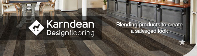Karndean design flooring reclaimed salvage look blend