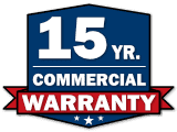15 Year Commercial Warranty