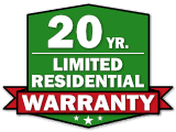 20 Year Limited Residential Warranty