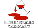 Lifetime Stain Warranty