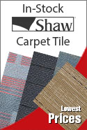 In-Stock shaw carpet tiles in stock special