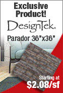IN-STOCK SPECIAL DESIGNTEK CARPET TILE SQUARES PARADOR EXCLUSIVE PRODUCT 36X36