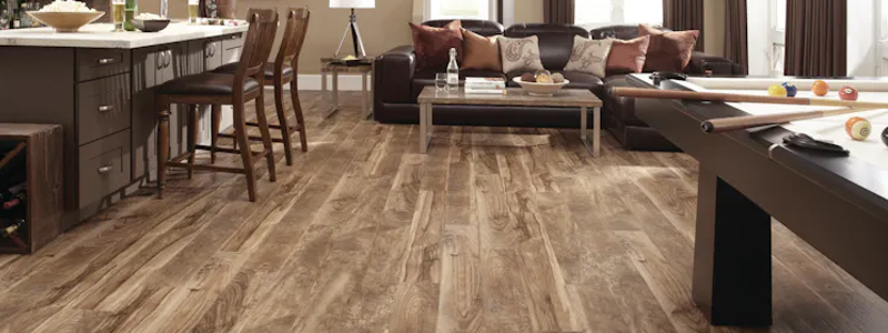 Mannington Audra Max Heritage Buckskin is a stylish luxury vinyl product that withstands active lifestyles