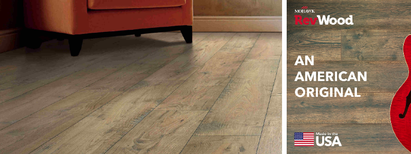 Mohawk RevWood Laminate Flooring is made in the USA