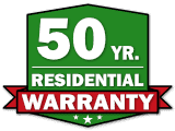 50 Year Residential Warranty